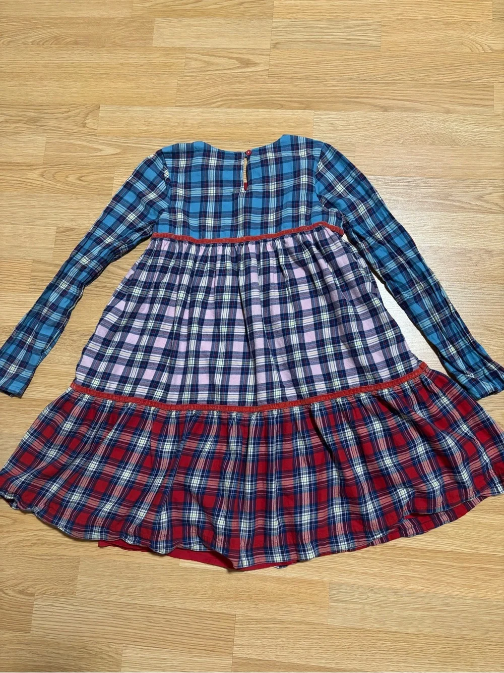“Mini Boden” plaid dress size 11-12